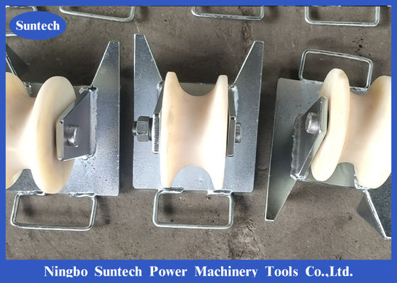 Kabloyu Korumak İçin Pithead Alüminyum Tekerlekler 80mm Kablo Makarası Kasnağı