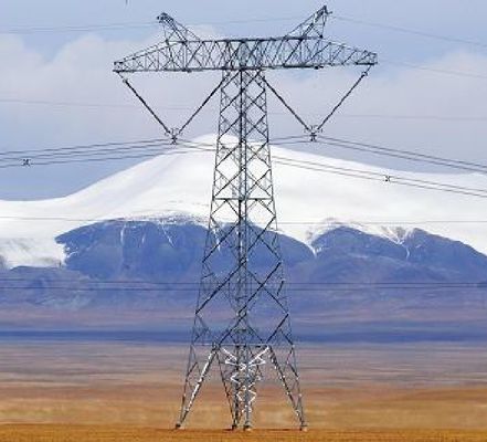 Yüksek Gerilim Açılı Çelik Elektrik İletim Hattı Kulesi JIS H8641