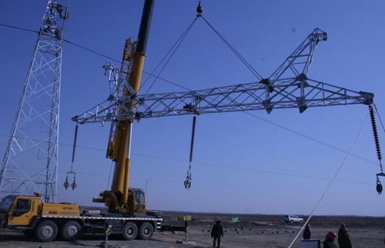 HDG Steel Q235 Q345 Transmission Power Line Tower