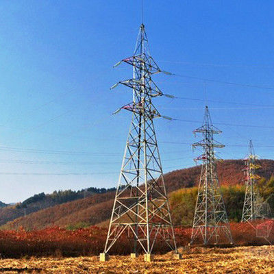 HDG Steel Q235 Q345 Transmission Power Line Tower