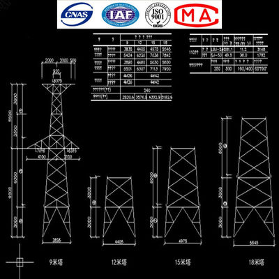 10kv 60kv 132kv 230kv 380kv 400kv Yüksek Gerilim Elektrik Kuleleri