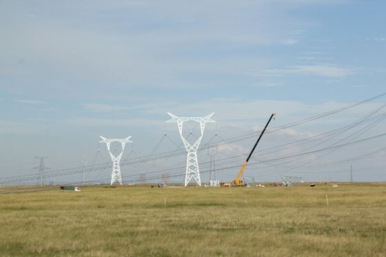 35 66 110 220kv İletim Hattı Şantiye için Melek Çelik Kule