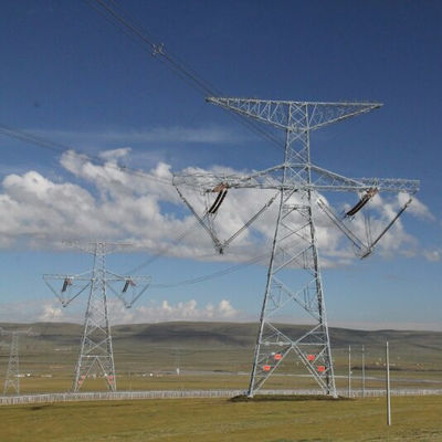 35 66 110 220kv İletim Hattı Şantiye için Melek Çelik Kule