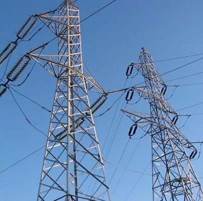 Poligonal Konik 220kv Nehir Geçişi Kafes Çelik Kule