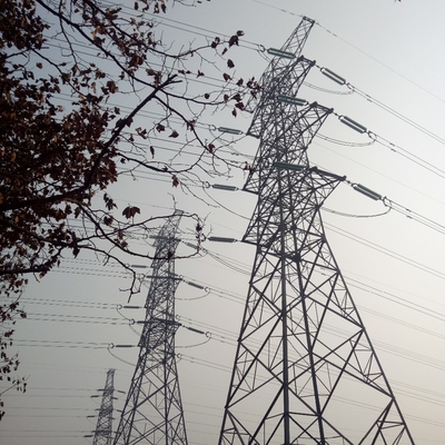 Sıcak Daldırma Galvanizli Q235 Q355 Çelik Elektrik Hattı Kulesi