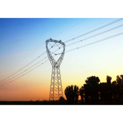Poligonal Konik 10kv - 750kv İletim Hattı Açı Kulesi