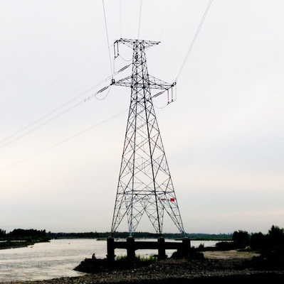 132kv İletim Hattı Galvanizli Çelik Kafes Kule