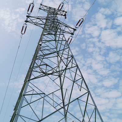 132kv İletim Hattı Galvanizli Çelik Kafes Kule