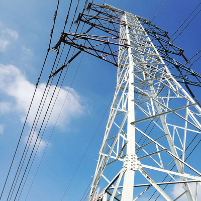132kv İletim Hattı Galvanizli Çelik Kafes Kule