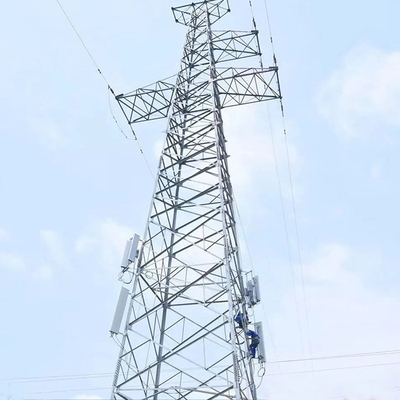 Sıcak Daldırma Galvanizli Melek Çelik 500KV İletim Hattı Kulesi