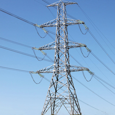 Sıcak Daldırma Galvanizli Melek Çelik 500KV İletim Hattı Kulesi