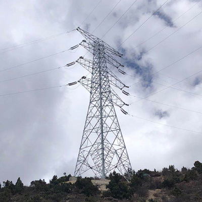 110kV 132kV Açısal Çelik Kafes Havai Hat Kulesi