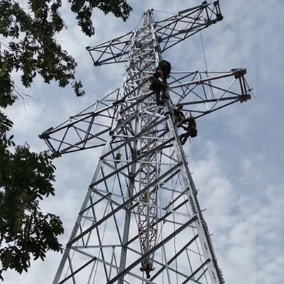110kV İletim Hattı Galvanizli Açılı Çelik Kafes Pilon