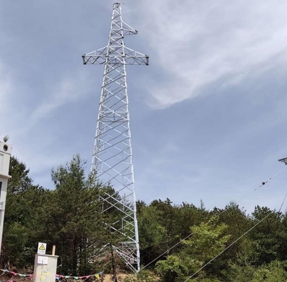Yüksek Rüzgar Toleransı 110kV 132kV Monopole Hücresel İletim Kulesi