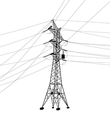 HDG Açılı Çelik 11 35 220 330 500kV İletim Hattı Kulesi