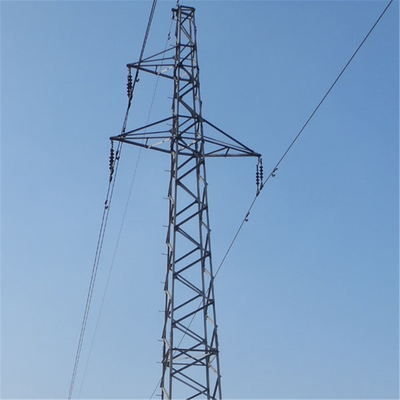 Galvanizli 33KV İletim Hattı Çelik Kafes Kule