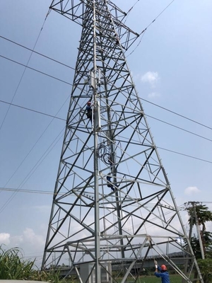 Açılı Çelik Q355B Q255B 110KV Kafes İletim Kulesi