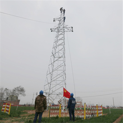 Kafes HDG çelik 33KV İletim Hattı Kuleleri