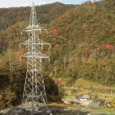 Kafes HDG çelik 33KV İletim Hattı Kuleleri