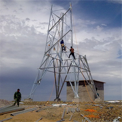 33KV Açılı Çelik Çift Döngü İletim Hattı Kulesi