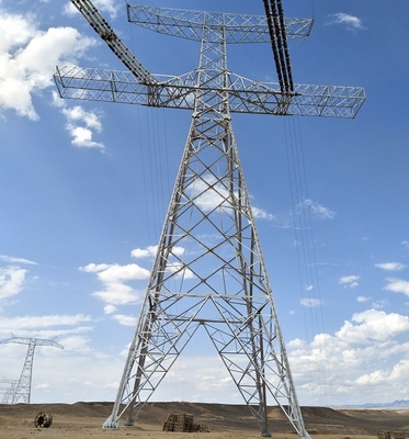 Havai Hat Çelik Q235 Q345 Q420 132 KV Tower