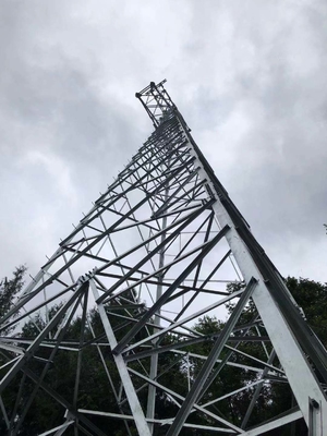 ASTM123 Galvanizli 110KV Güç Dağıtım Çelik Kafes Kulesi
