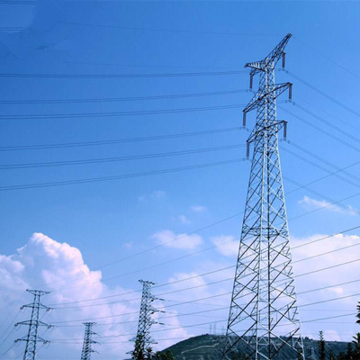 Sıcak Daldırma Galvanizli Çelik 110KV Güç İletim Kulesi
