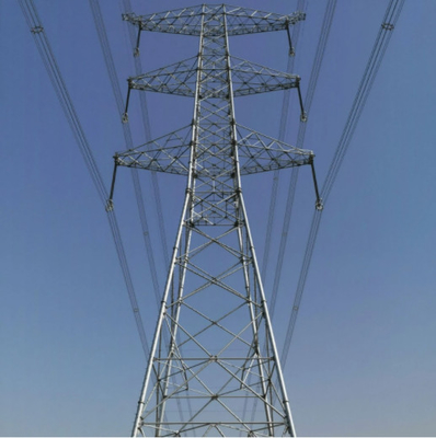 Sıcak Daldırma Galvanizli 500KV Q355 Q255 Çelik İletim Kulesi