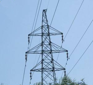 11 - 500KV Açılı Çelik Kafes Elektrik İletim Kulesi