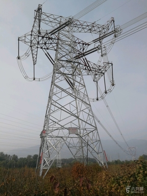 Q245 Q355 Açılı Çelik Pilon İletim Kulesi