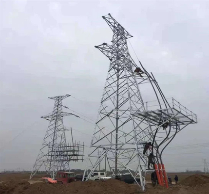 110KV 132KV Öfke Çelik Kafes Pilon İletim Kulesi