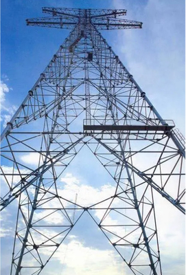 Elektrik İletim Hattı İçin HDG Öfke Çelik Kafes Kuleleri