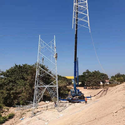 132KV Enerji Nakil Hattı HDG Kafes Çelik Kule