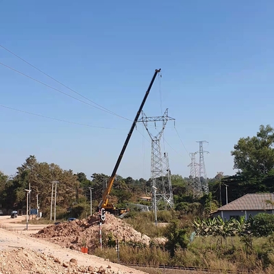 132KV Enerji Nakil Hattı HDG Kafes Çelik Kule