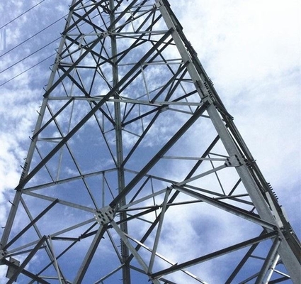 10KV - 750KV Güç İletimi Sıcak Daldırma Galvanizli Kafes Kule