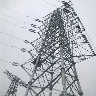 220kv HDG Q235B Q345B Çelik Kafes İletim Kulesi