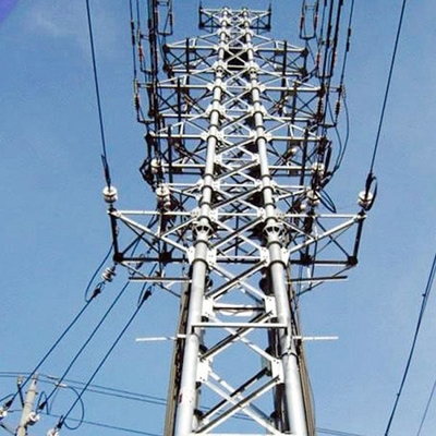 220kv HDG Q235B Q345B Çelik Kafes İletim Kulesi