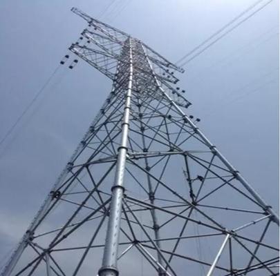 İletim Hattı Galvanizli Çelik Q355/Q255 Guy Wire Tower