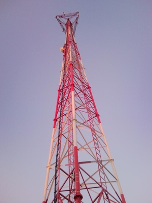 ISO 1461 ASTM A123 HDG Borulu Telekomünikasyon Çelik Kule