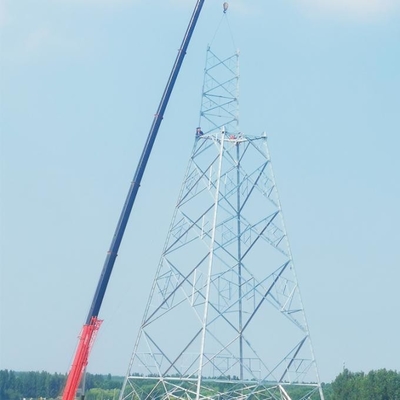 4 Ayaklı Kendinden Destekli Galvanizli Telekomünikasyon Çelik Kule