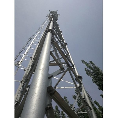 50m HDG Kafes Borulu Telekomünikasyon Çelik Kule