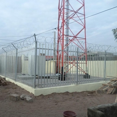 Galvanizli Köşeli 60m Çelik Kafes Kule Telekom Sst 33KV