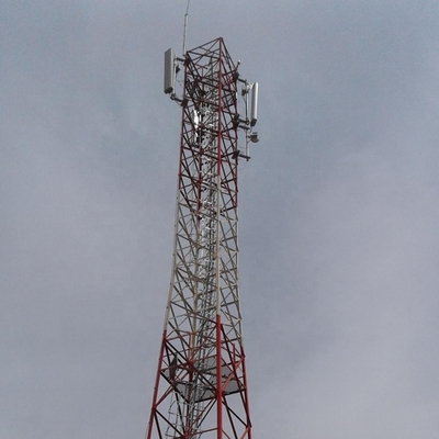 Köşeli 4 Ayak 100M Telekom Çelik Kule Direği Elektrik Açısı
