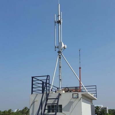 Monopole Kendinden Destekli Hdg Telekomünikasyon Çelik Kule Borulu