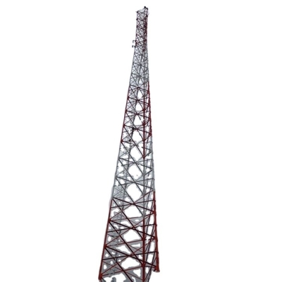 Q420 Telekomünikasyon Çelik Kule 4 Ayaklı Köşeli Sıcak Daldırma Galvanizli Ve Aksesuarları