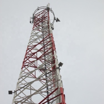 Açısal 100M Gsm Anten Kulesi Direk ve Parantez Havacılık Engelleme Işığı
