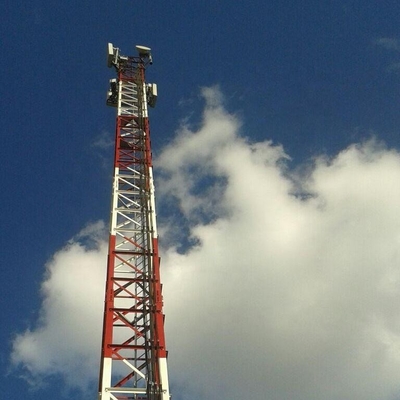 4 Ayak Köşeli 90 Metre Telekomünikasyon Çelik Kule Galvanizli