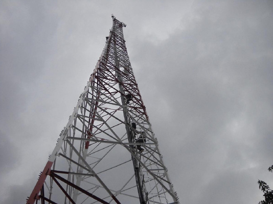 Sıcak Daldırma Galvaniz Telekomünikasyon Kulesi 3 veya 4 Ayak