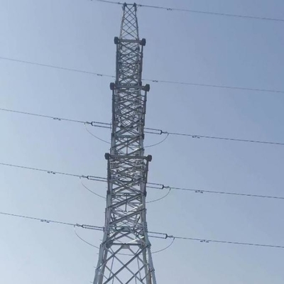 Q355B Çelik İletim Hattı Kulesi Galvanizli Elektrik Gücü