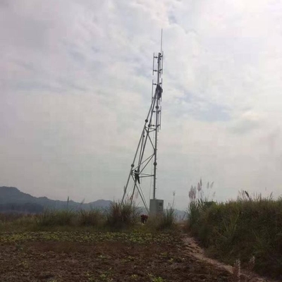 Telekomünikasyon için Çelik Q355 Sıcak Daldırma Galvanizli Gergili Direk